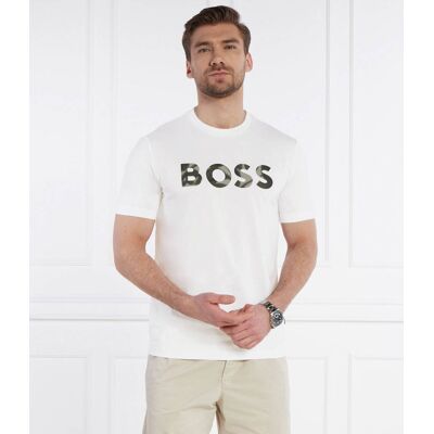 Boss BLACK T-shirt Thompson Regular Fit biały M Boss BLACK T-shirt Thompson Regular Fit biały M