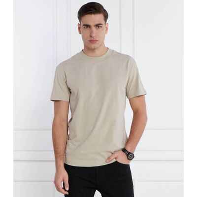 Calvin Klein Jeans T-shirt Regular Fit beżowy M Calvin Klein Jeans T-shirt Regular Fit beżowy M