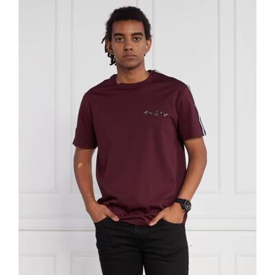 Giorgio Armani Exchange T-shirt Regular Fit bordowy L Giorgio Armani Exchange T-shirt Regular Fit bordowy L