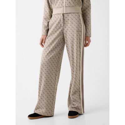 Guess ACTIVE Spodnie dresowe 4G Relaxed fit beżowy XL Guess ACTIVE Spodnie dresowe 4G Relaxed fit beżowy XL