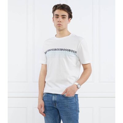 Boss GREEN T-shirt Tee 2 Regular Fit biały M Boss GREEN T-shirt Tee 2 Regular Fit biały M