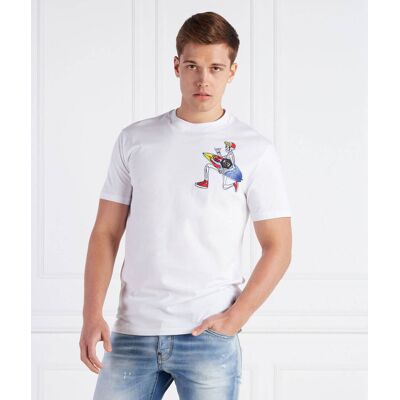 Philipp Plein T-shirt Regular Fit biały XXL Philipp Plein T-shirt Regular Fit biały XXL
