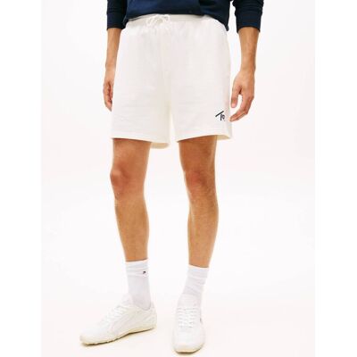 Tommy Jeans Szorty Regular Fit ecru M Tommy Jeans Szorty Regular Fit ecru M