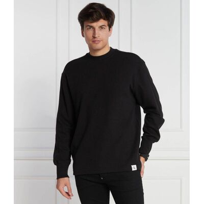 Calvin Klein Jeans Sweter Regular Fit czarny M Calvin Klein Jeans Sweter Regular Fit czarny M