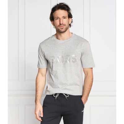 Boss GREEN T-shirt Diamond 1 Regular Fit szary L Boss GREEN T-shirt Diamond 1 Regular Fit szary L