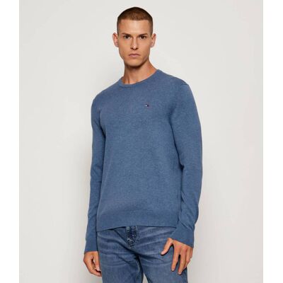 Tommy Hilfiger Sweter Regular Fit niebieski XXL Tommy Hilfiger Sweter Regular Fit niebieski XXL