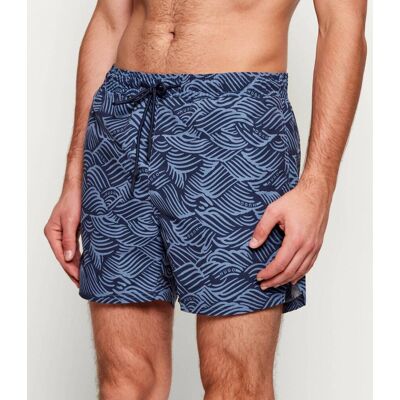 Hugo Bodywear Szorty kąpielowe WAVE Regular Fit niebieski XXL Hugo Bodywear Szorty kąpielowe WAVE Regular Fit niebieski XXL