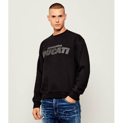 Dsquared2 Bluza Dsquared2 x Ducati cool fit czarny XL Dsquared2 Bluza Dsquared2 x Ducati cool fit czarny XL