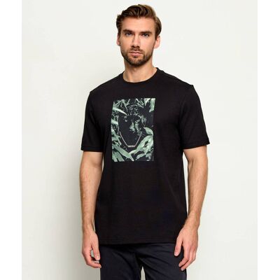 Boss ORANGE T-shirt Te_Animali Regular Fit czarny L Boss ORANGE T-shirt Te_Animali Regular Fit czarny L
