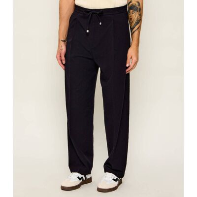 HUGO Spodnie Tari262X Modern fit czarny 52 HUGO Spodnie Tari262X Modern fit czarny 52