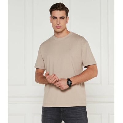 Calvin Klein Jeans T-shirt Regular Fit beżowy L Calvin Klein Jeans T-shirt Regular Fit beżowy L