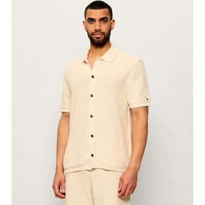 Tommy Hilfiger Kardigan Regular Fit beżowy XL Tommy Hilfiger Kardigan Regular Fit beżowy XL