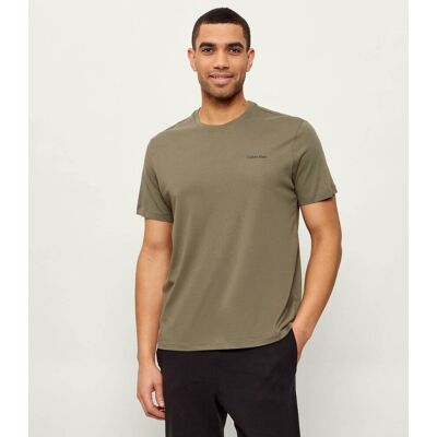 Calvin Klein T-shirt Classic fit oliwkowy L Calvin Klein T-shirt Classic fit oliwkowy L