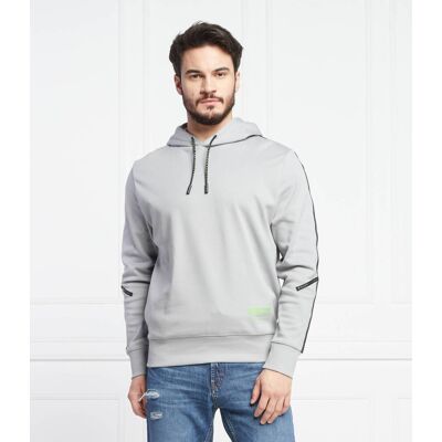 HUGO Bluza Denry Regular Fit szary L HUGO Bluza Denry Regular Fit szary L