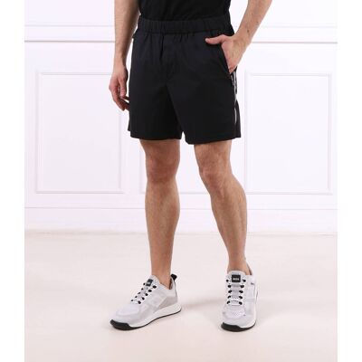 Boss GREEN Szorty S_Run2 10246665 01 Regular Fit czarny 52 Boss GREEN Szorty S_Run2 10246665 01 Regular Fit czarny 52
