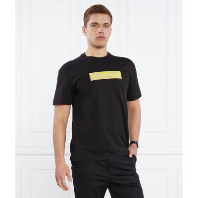Calvin Klein T-shirt CAMO RAISED BOX LOGO Comfort fit czarny M Calvin Klein T-shirt CAMO RAISED BOX LOGO Comfort fit czarny M