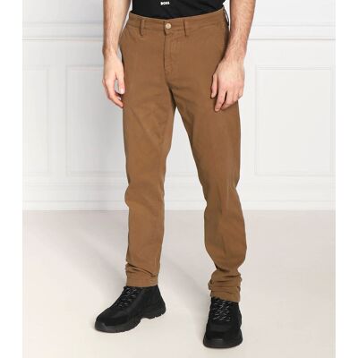 Boss ORANGE Spodnie chino Schino Taber Tapered fit brązowy 32/34 Boss ORANGE Spodnie chino Schino Taber Tapered fit brązowy 32/34