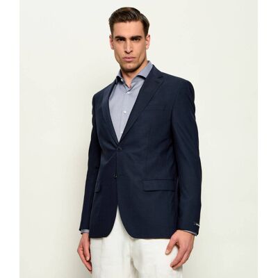 Karl Lagerfeld Marynarka Modern fit z dodatkiem wełny granatowy 48 Karl Lagerfeld Marynarka Modern fit z dodatkiem wełny granatowy 48