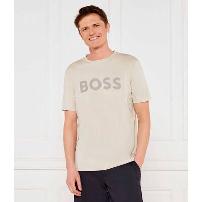 Boss GREEN T-shirt Tee Active Slim Fit stretch beżowy L Boss GREEN T-shirt Tee Active Slim Fit stretch beżowy L