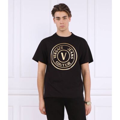 Versace Jeans Couture T-shirt Regular Fit czarny L Versace Jeans Couture T-shirt Regular Fit czarny L