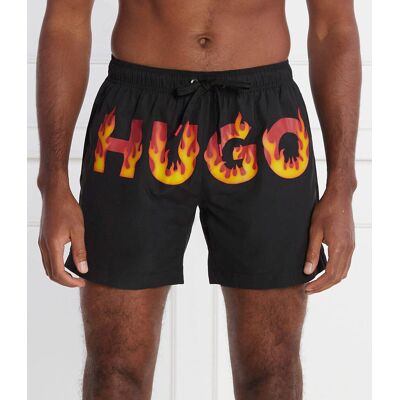 Hugo Bodywear Szorty kąpielowe FUSHI Regular Fit czarny S Hugo Bodywear Szorty kąpielowe FUSHI Regular Fit czarny S