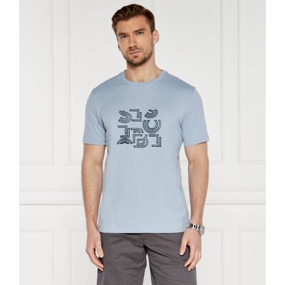 Boss GREEN T-shirt Regular Fit błękitny XXL Boss GREEN T-shirt Regular Fit błękitny XXL