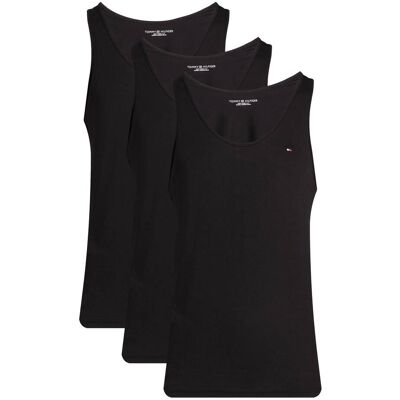 Tommy Hilfiger Tank top 3-pack Regular Fit czarny S Tommy Hilfiger Tank top 3-pack Regular Fit czarny S