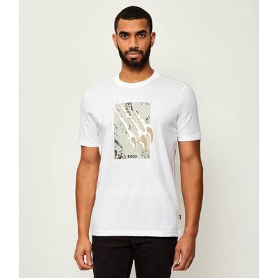 Boss ORANGE T-shirt Te_Animali Regular Fit biały XL Boss ORANGE T-shirt Te_Animali Regular Fit biały XL