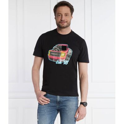 HUGO T-shirt Damotoro Relaxed fit czarny S HUGO T-shirt Damotoro Relaxed fit czarny S