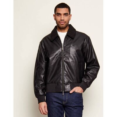 Calvin Klein Jeans Kurtka bomber Loose fit shearling czarny S Calvin Klein Jeans Kurtka bomber Loose fit shearling czarny S