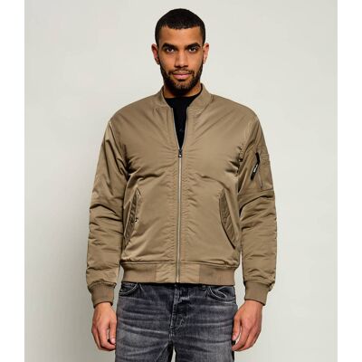 Replay Kurtka bomber POLY Regular Fit khaki XXL Replay Kurtka bomber POLY Regular Fit khaki XXL