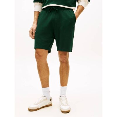Tommy Hilfiger Szorty Essential Regular Fit butelkowa zieleń S Tommy Hilfiger Szorty Essential Regular Fit butelkowa zieleń S