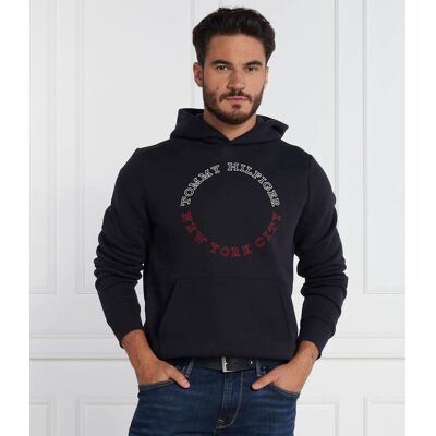 Tommy Hilfiger Bluza MONOTYPE ROUNDALL Regular Fit granatowy M Tommy Hilfiger Bluza MONOTYPE ROUNDALL Regular Fit granatowy M
