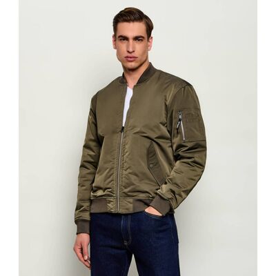 Replay Kurtka bomber POLY Regular Fit oliwkowy L Replay Kurtka bomber POLY Regular Fit oliwkowy L