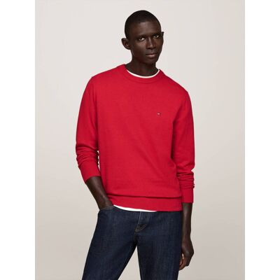 Tommy Hilfiger Sweter Regular Fit z dodatkiem wełny czerwony S Tommy Hilfiger Sweter Regular Fit z dodatkiem wełny czerwony S