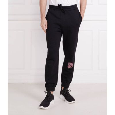 HUGO Spodnie dresowe Dajama Regular Fit czarny S HUGO Spodnie dresowe Dajama Regular Fit czarny S