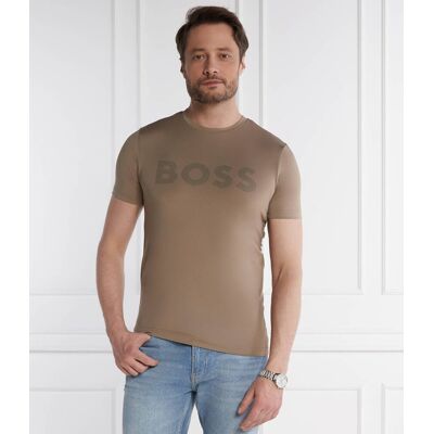Boss GREEN T-shirt Tee Active Slim Fit beżowy M Boss GREEN T-shirt Tee Active Slim Fit beżowy M