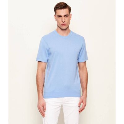 Calvin Klein Sweter Regular Fit niebieski S Calvin Klein Sweter Regular Fit niebieski S