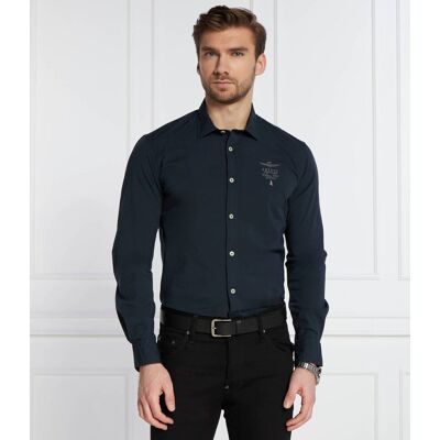 Aeronautica Militare Koszula Regular Fit granatowy S Aeronautica Militare Koszula Regular Fit granatowy S