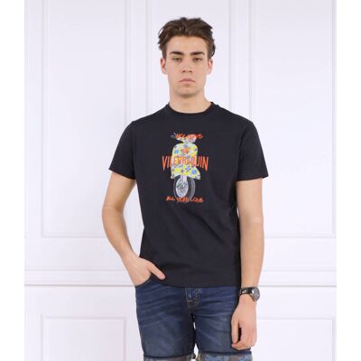 Vilebrequin T-shirt Raiatea Regular Fit granatowy L Vilebrequin T-shirt Raiatea Regular Fit granatowy L