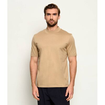 HUGO T-shirt Dimersom Slim Fit beżowy XL HUGO T-shirt Dimersom Slim Fit beżowy XL