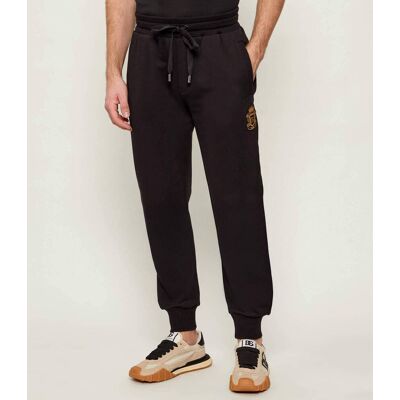Dolce & Gabbana Spodnie dresowe Regular Fit czarny 50 Dolce & Gabbana Spodnie dresowe Regular Fit czarny 50