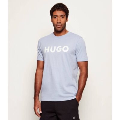 HUGO T-shirt Dulivio Regular Fit błękitny M HUGO T-shirt Dulivio Regular Fit błękitny M