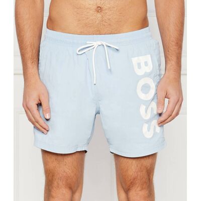 Boss BLACK Szorty kąpielowe Octopus Regular Fit błękitny S Boss BLACK Szorty kąpielowe Octopus Regular Fit błękitny S