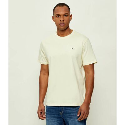 Calvin Klein Jeans T-shirt Classic fit żółty S Calvin Klein Jeans T-shirt Classic fit żółty S