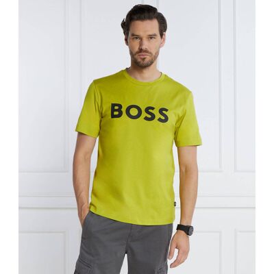 Boss BLACK T-shirt Tiburt 354 Regular Fit limonkowy M Boss BLACK T-shirt Tiburt 354 Regular Fit limonkowy M