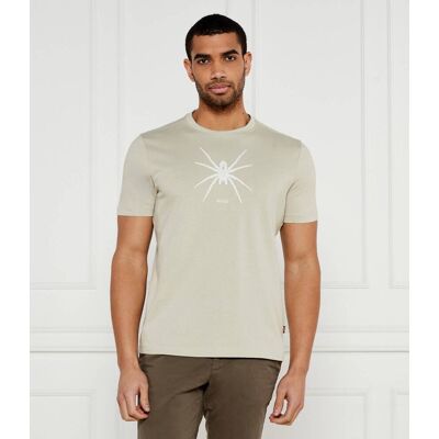 Boss ORANGE T-shirt Te_Spiderbat Regular Fit beżowy XL Boss ORANGE T-shirt Te_Spiderbat Regular Fit beżowy XL