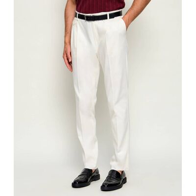 Dolce & Gabbana Spodnie chino Tapered fit ecru 52 Dolce & Gabbana Spodnie chino Tapered fit ecru 52