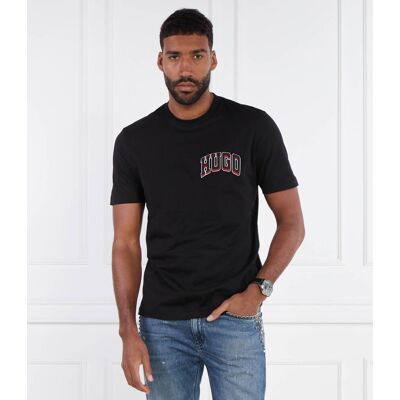 HUGO T-shirt Dasko Regular Fit czarny XL HUGO T-shirt Dasko Regular Fit czarny XL