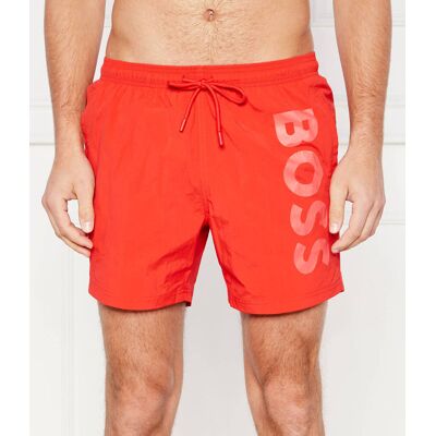 Boss BLACK Szorty kąpielowe Octopus Regular Fit pomarańczowy M Boss BLACK Szorty kąpielowe Octopus Regular Fit pomarańczowy M